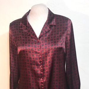 LAURA SCOTT Size 16 Satin Blouse